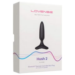   LOVENSE Hush 2 XS - Rechargeable Mini Anal Vibrator (1-inch) - Black