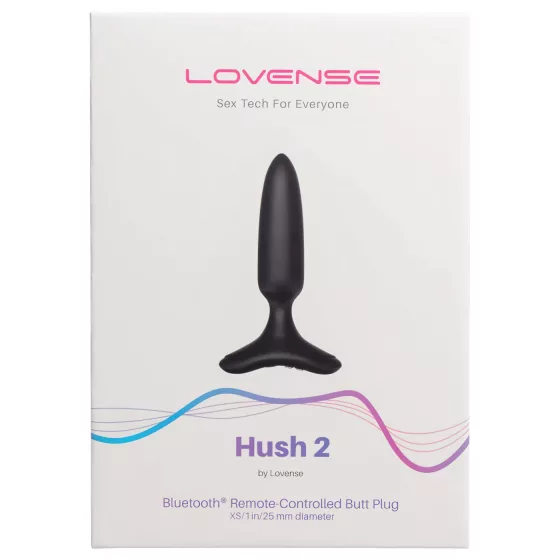 LOVENSE Hush 2 XS - Rechargeable Mini Anal Vibrator (1-inch) - Black