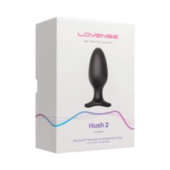   LOVENSE Hush 2 L - rechargeable small anal vibrator (57mm) - black