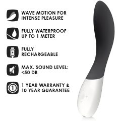 LELO Mona Wave - Waterproof G-Spot Vibrator (Black)