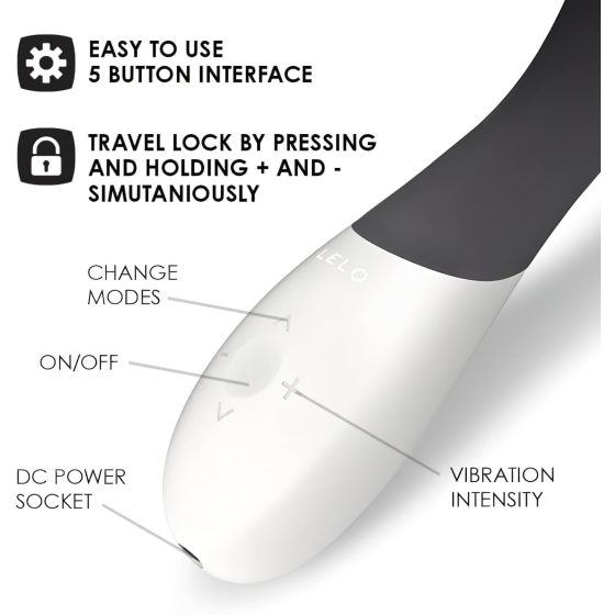 LELO Mona Wave - Waterproof G-Spot Vibrator (Black)