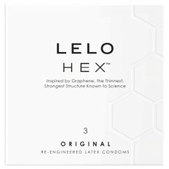 LELO Hex Original - Luxury Condoms (3 Pack)