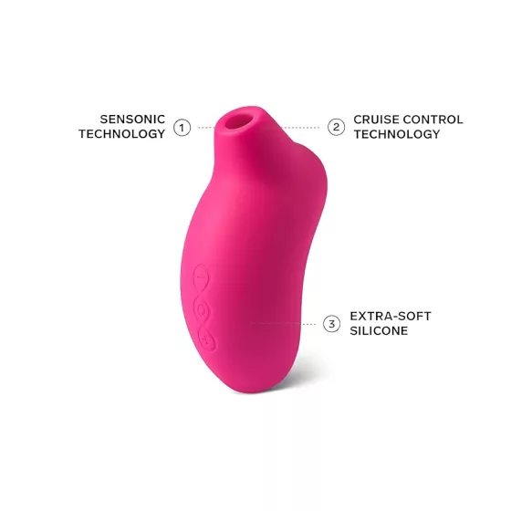 LELO Sona Cruise - Sonic Wave Clitoral Massager (Cherry)