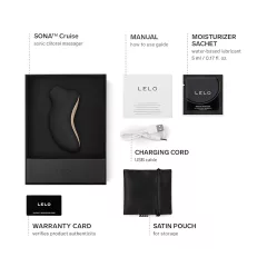 LELO Sona Cruise - Sonic Clitoral Massager (Black)