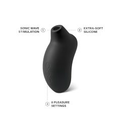 LELO Sona - Sonic Pulse Clitoral Stimulator (Black)