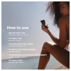 LELO Sona - Sonic Pulse Clitoral Stimulator (Black)