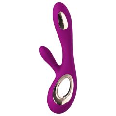   LELO Soraya Wave - Rechargeable, Vibrating Massager with Stimulating Arm (Purple)
