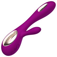   LELO Soraya Wave - Rechargeable, Vibrating Massager with Stimulating Arm (Purple)