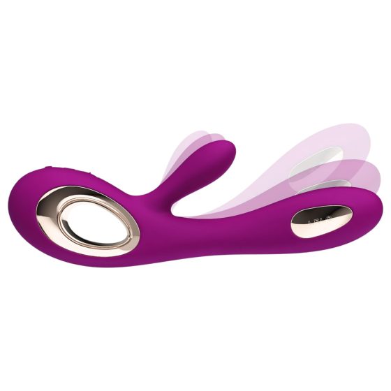 LELO Soraya Wave - Rechargeable, Vibrating Massager with Stimulating Arm (Purple)