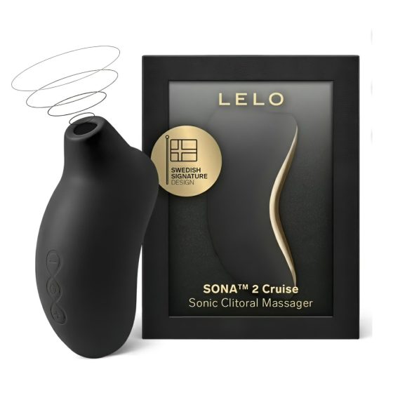 LELO Sona 2 Cruise - Sonic Wave Clitoral Stimulator (Black)