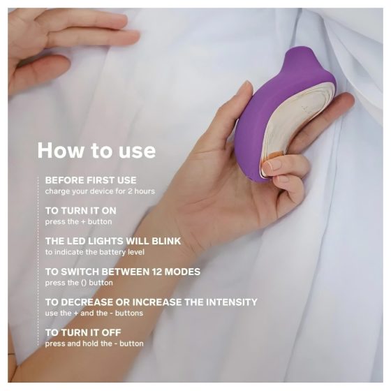 LELO Sona 2 Cruise - Sonic Wave Clitoral Stimulator (Black)