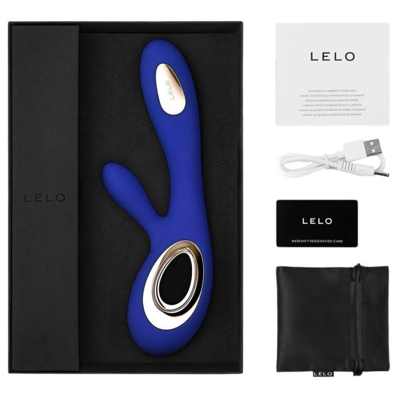 LELO Soraya Wave - Rechargeable, Dual-Action Vibrator (Blue)