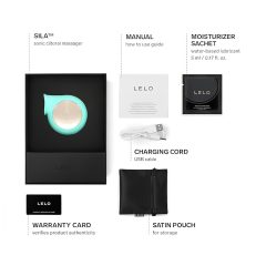   LELO Sila - Turquoise Waterproof Sonic Wave Clitoral Vibrator