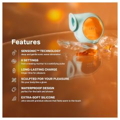   LELO Sila - Turquoise Waterproof Sonic Wave Clitoral Vibrator