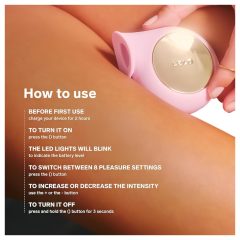   LELO Sila - Turquoise Waterproof Sonic Wave Clitoral Vibrator