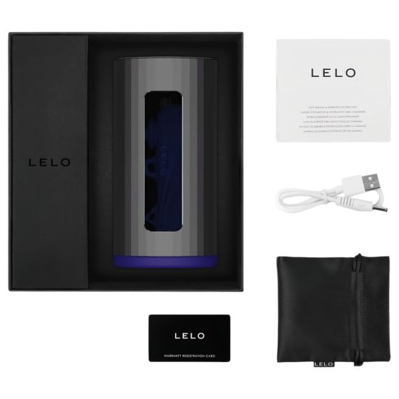 LELO F1s V2 - Interactive Male Massager (Black-Blue)