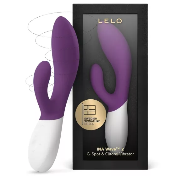 LELO Ina Wave 2 - Rechargeable, Waterproof Vibrator (Purple)