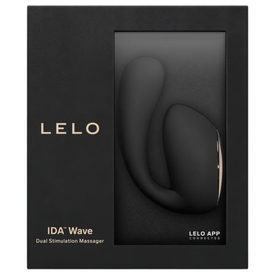 LELO Ida Wave - Smart Rechargeable Rotating Vibrator (Black)