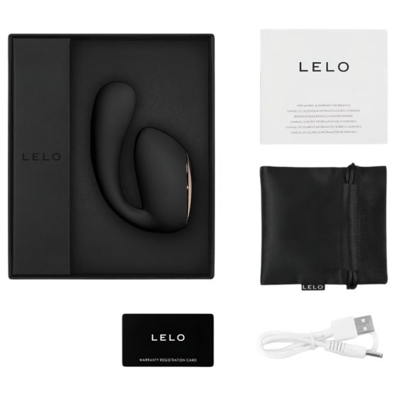 LELO Ida Wave - Smart Rechargeable Rotating Vibrator (Black)