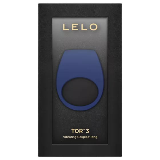 LELO Tor 3 - App-controlled vibrating penis ring for men (blue)