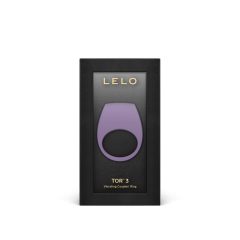   LELO Tor 3 - rechargeable smart vibrating penis ring (purple)