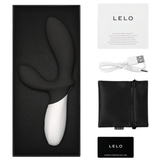 LELO Loki Wave 2 - Rechargeable, Waterproof Prostate Massager (Black)