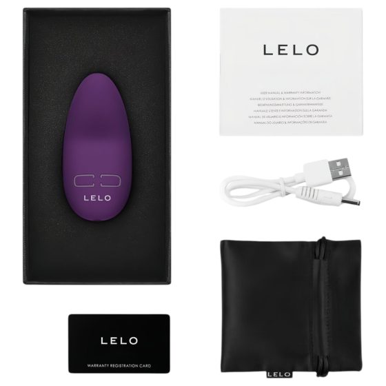LELO Lily 3 - Rechargeable Waterproof Clitoral Vibrator (Dark Purple)