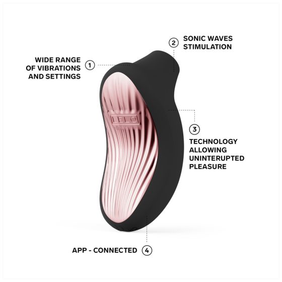 LELO Sona 3 Cruise - Sonic Wave Clitoral Stimulator (Black)