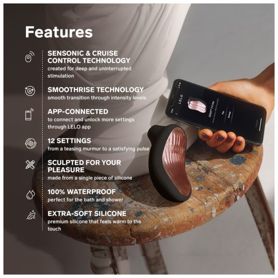 LELO Sona 3 Cruise - Sonic Wave Clitoral Stimulator (Black)