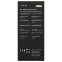   LELO INA Twist - app-controlled G-spot vibrator with clitoral arm (purple)