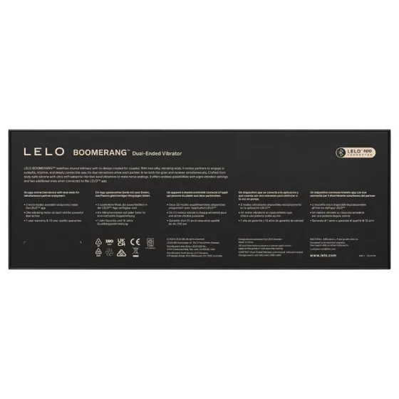 LELO Boomerang - double-ended vibrator (purple)