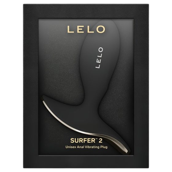 LELO Surfer - smart vibrating anal plug (black)