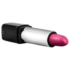   Blush Lipstick Rosé - Waterproof Lipstick Vibrator (Black-Pink)