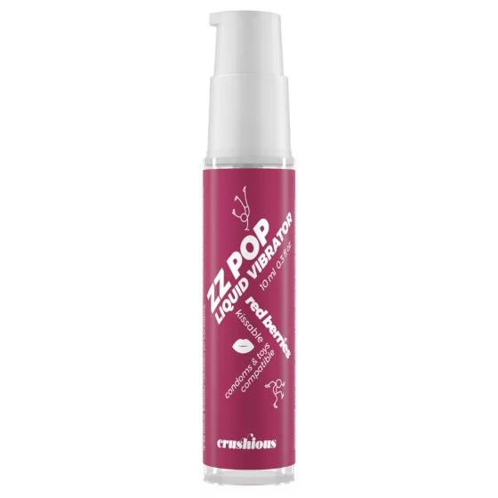 Crushious ZZ POP - edible liquid vibrator, red berries (10 ml)