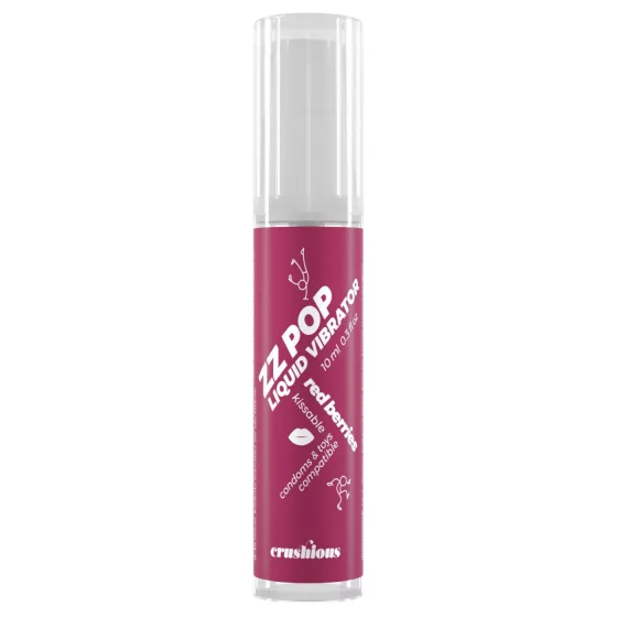 Crushious ZZ POP - edible liquid vibrator, red berries (10 ml)