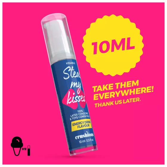 Crushious Steal My Kisses - flavoured lubricant, energy drink (10 ml)