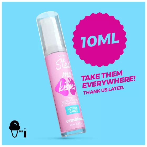 Crushious Steal My Kisses - flavoured lubricant, cotton candy (10 ml)