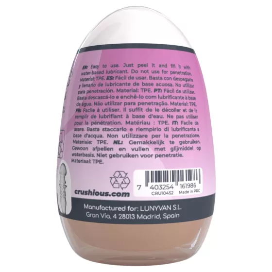 Crushious Ezy Egg The Skilled - masturbator egg (flesh-coloured)
