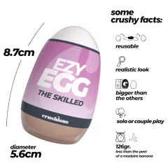   Crushious Ezy Egg The Skilled - masturbator egg (flesh-coloured)