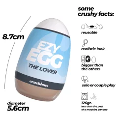   Crushious Ezy Egg The Lover - masturbator egg (flesh-coloured)