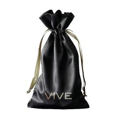 Vive - Black Satin Pleasure Toy Bag