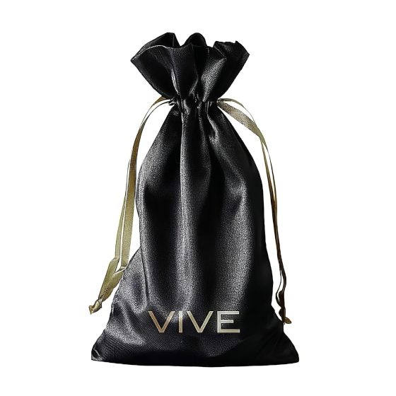 Vive - Black Satin Pleasure Toy Bag