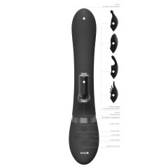   Vive Chou - 4-in-1 Clitoral Vibrator with Flexible Arm (Black)