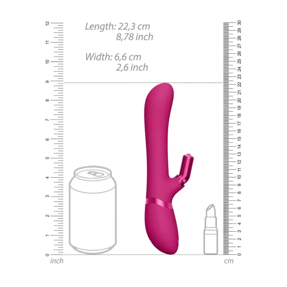 Vive Chou - Rechargeable, Interchangeable Head Clitoral Vibrator (Pink) 