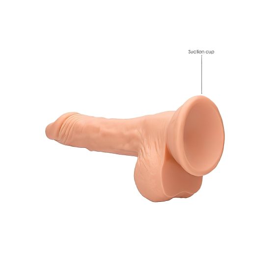 RealRock Lifelike Dildo 7 with Balls (Natural Skin Tone)"