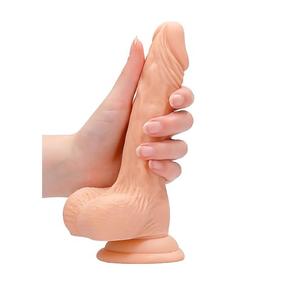 RealRock Lifelike Dildo 7 with Balls (Natural Skin Tone)"