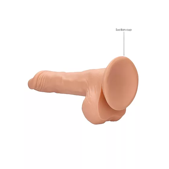 RealRock 8 Lifelike Dong - Natural with Testicles"