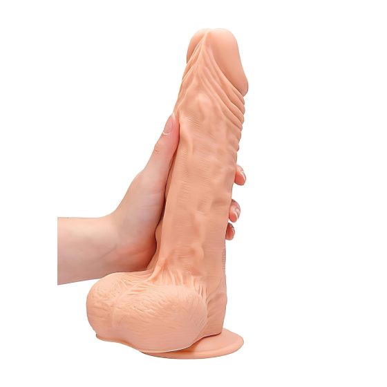 RealRock Dong 10 - Lifelike Dildo with Balls (10) - Natural"