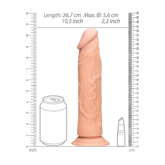 RealRock 10 Lifelike Dildo (25cm) - Natural"