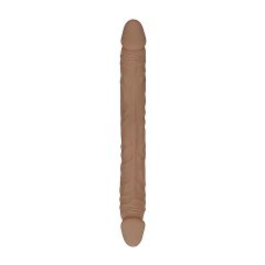 RealRock Double Dong 18 - Dark Natural (46cm)"